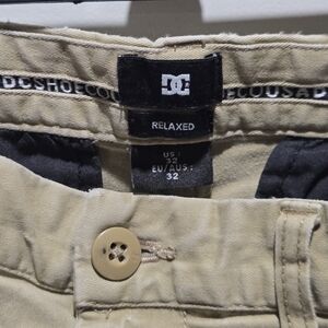 DC Relaxed Fit Khaki Shorts - Beige